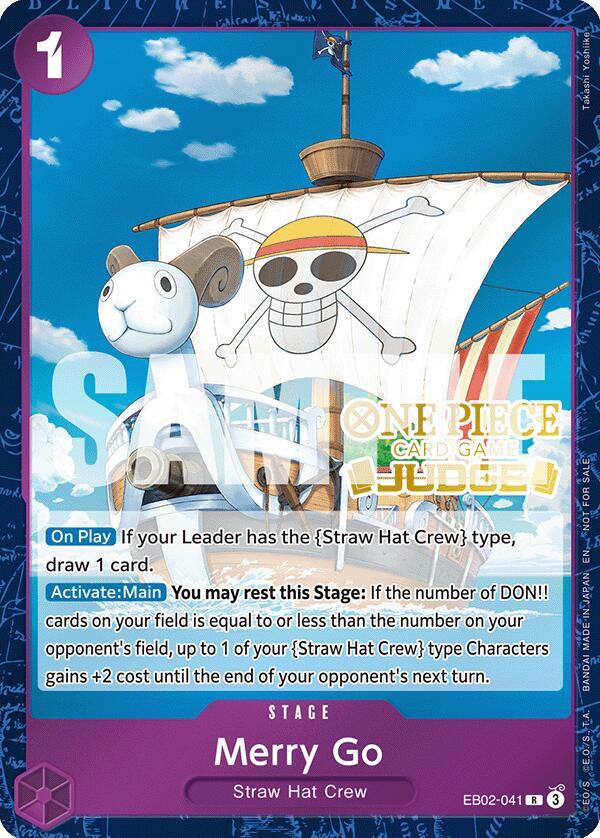 Merry Go (Judge Pack Vol. 7) - One Piece Promotion Cards (OP-PR) NM *FOIL*