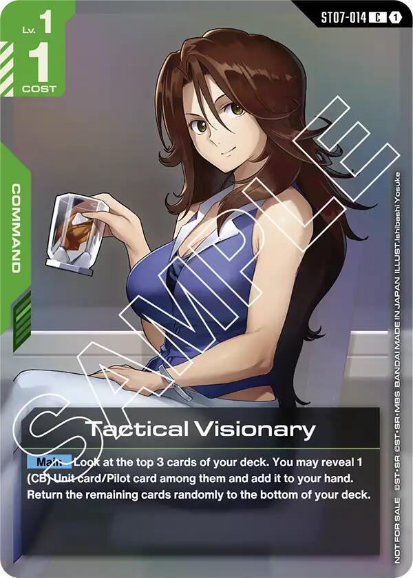 Tactical Visionary (Store Tournament Participant Pack 03) - Gundam Promotional Cards (GCG-PR) NM *FOIL*