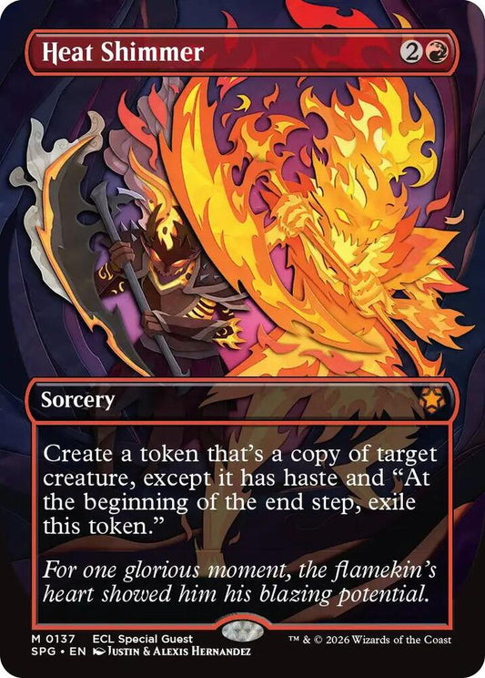 Heat Shimmer (Borderless) - Special Guests (SPG) NM *FOIL*
