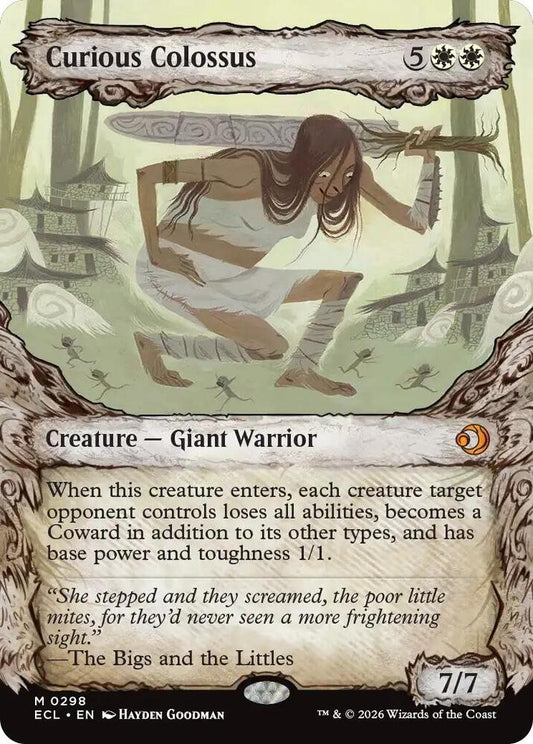 Curious Colossus (Showcase) - Lorwyn Eclipsed (ECL) NM