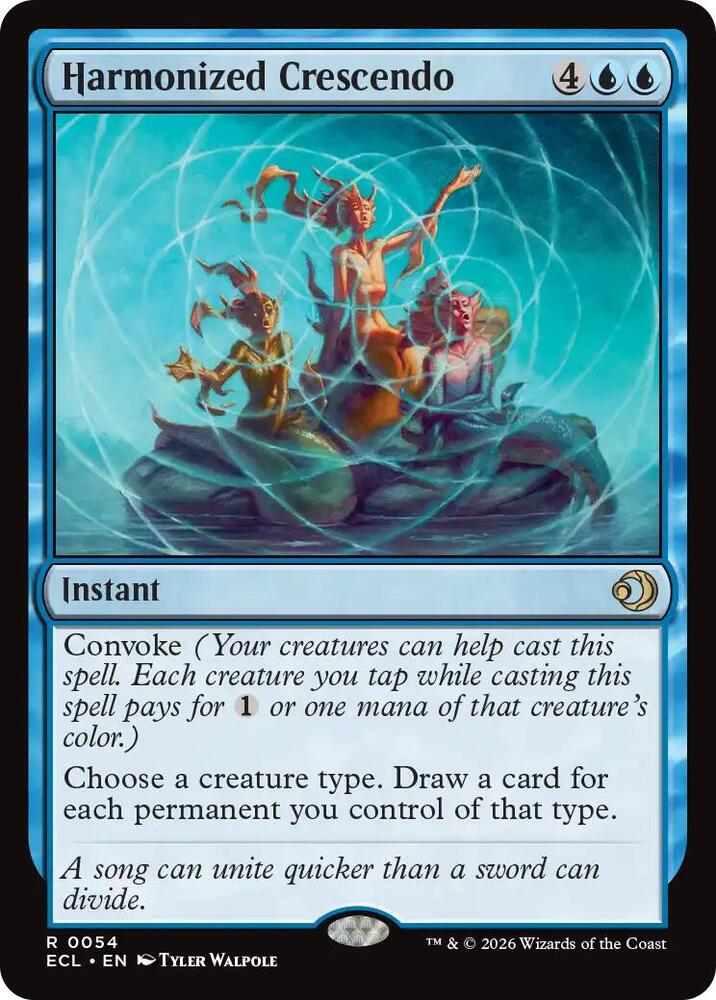 Harmonized Crescendo - Lorwyn Eclipsed (ECL) NM *FOIL*