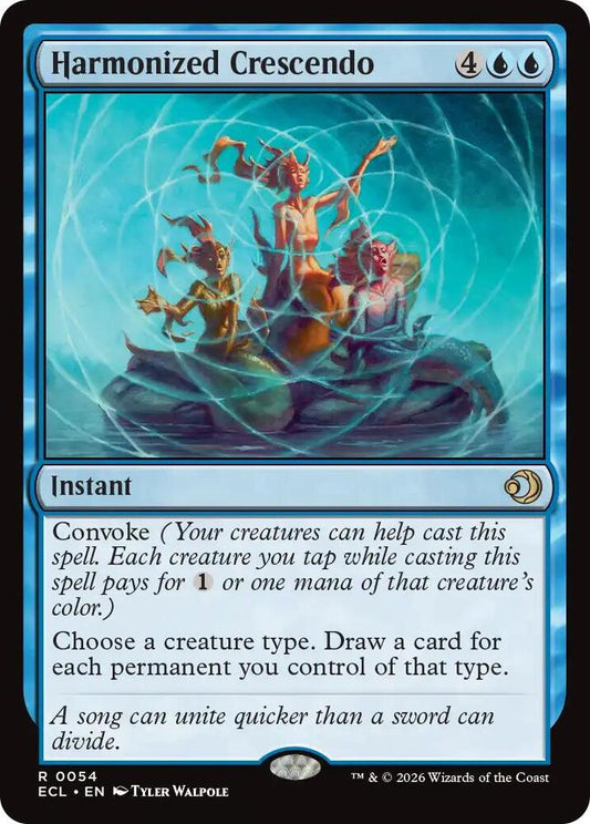 Harmonized Crescendo - Lorwyn Eclipsed (ECL) NM *FOIL*