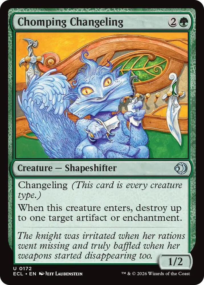 Chomping Changeling - Lorwyn Eclipsed (ECL) NM