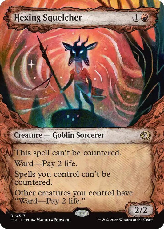Hexing Squelcher (Showcase) - Lorwyn Eclipsed (ECL) NM