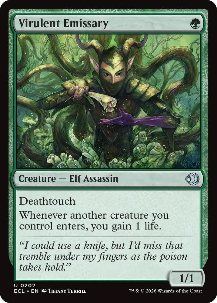 Virulent Emissary - Lorwyn Eclipsed (ECL) NM *FOIL*