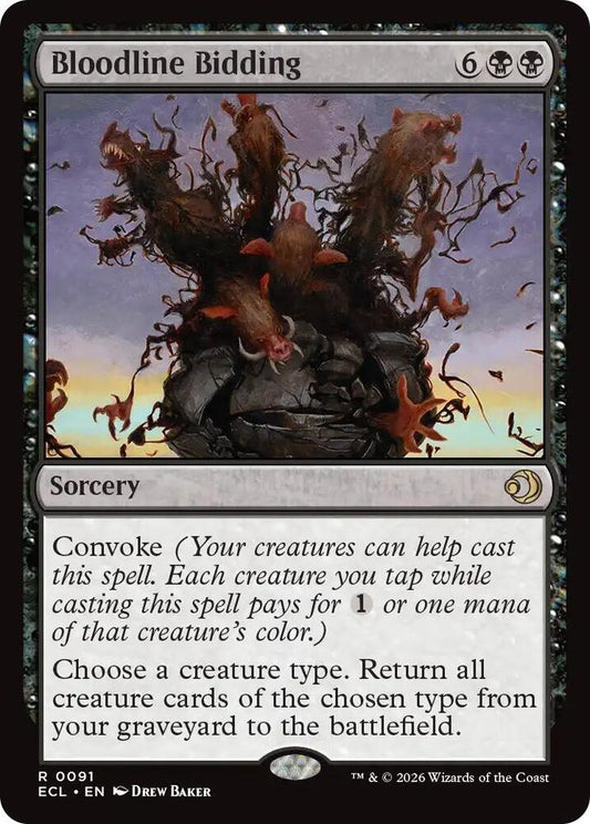 Bloodline Bidding - Lorwyn Eclipsed (ECL) NM *FOIL*