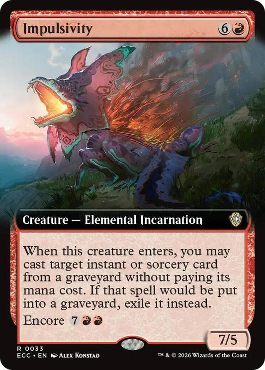 Impulsivity (Extended Art) - Commander: Lorwyn Eclipsed (ECC) NM