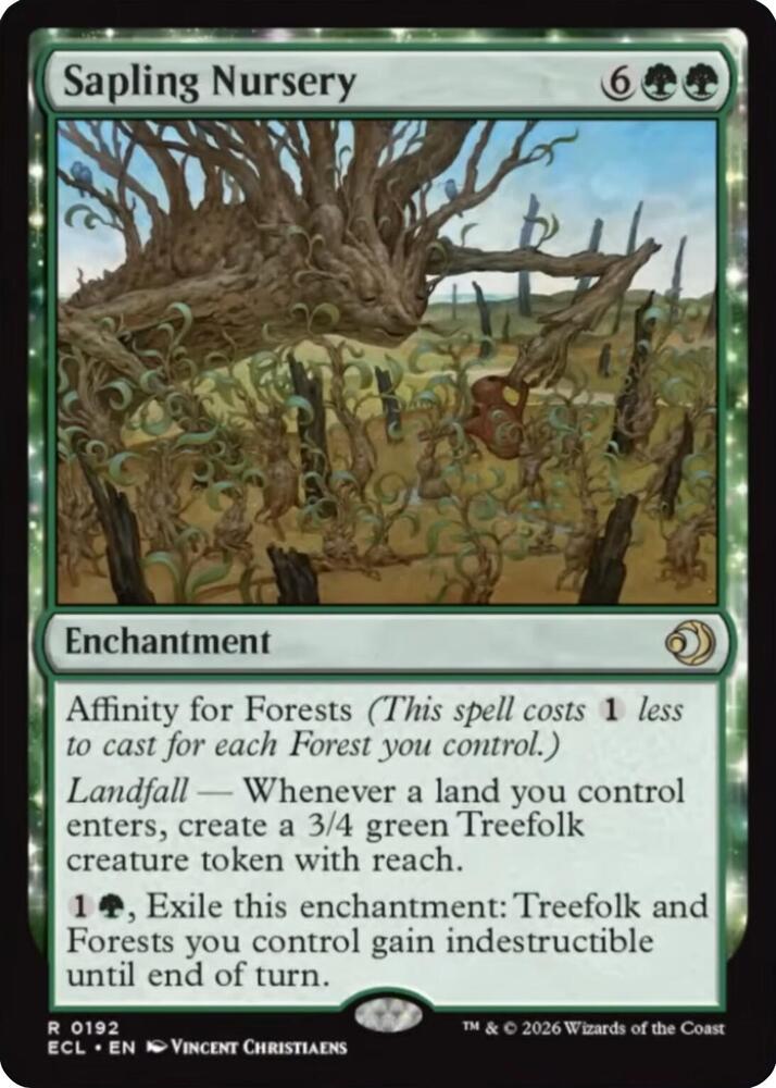 Sapling Nursery - Lorwyn Eclipsed (ECL) NM *FOIL*