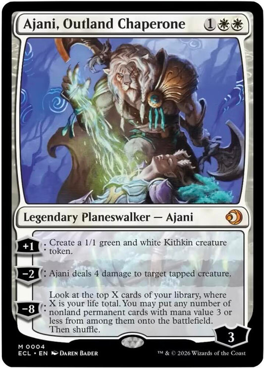 Ajani, Outland Chaperone - Lorwyn Eclipsed (ECL) NM