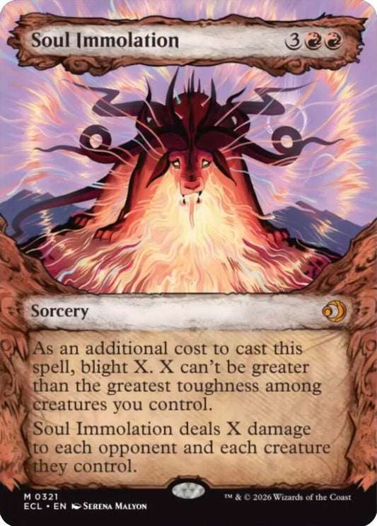 Soul Immolation (Showcase) - Lorwyn Eclipsed (ECL) NM *FOIL*