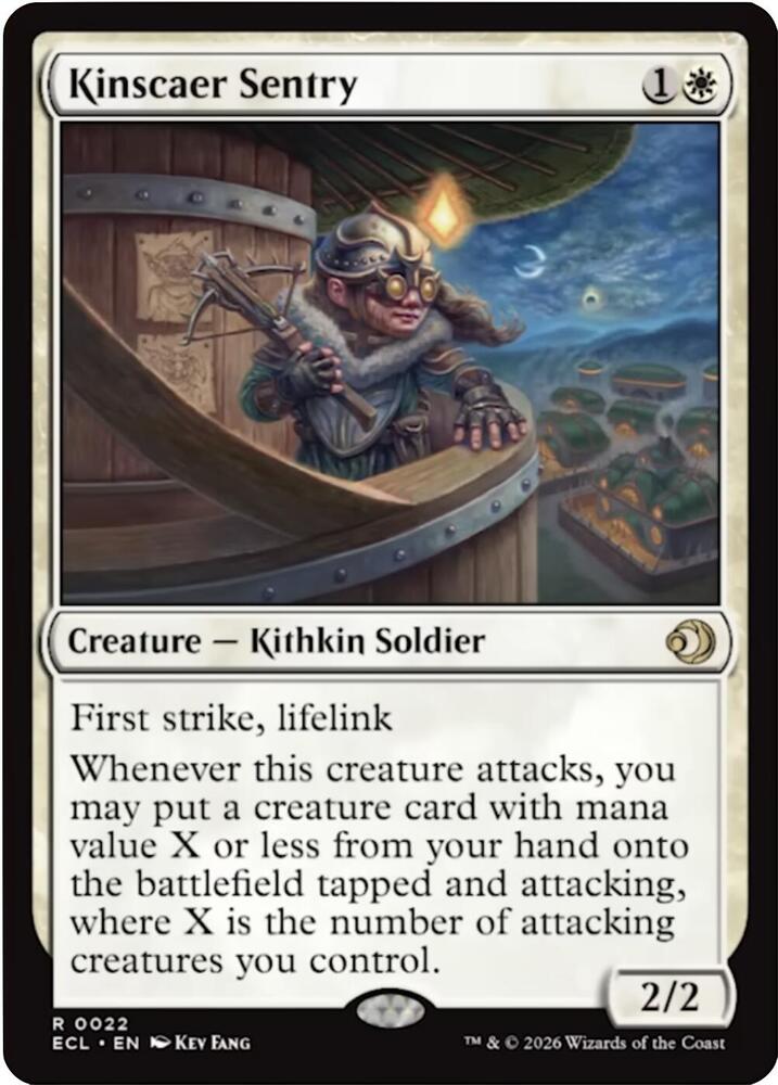 Kinscaer Sentry - Lorwyn Eclipsed (ECL) NM *FOIL*