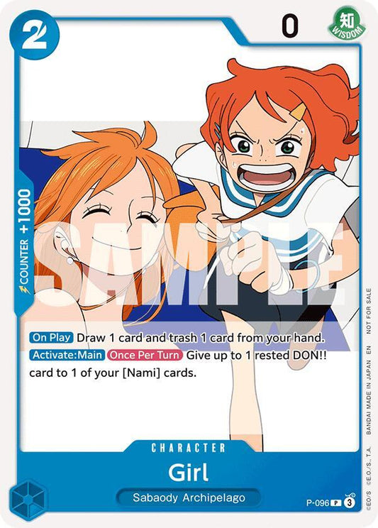Girl (OP14 Release Event) - One Piece Promotion Cards (OP-PR) NM