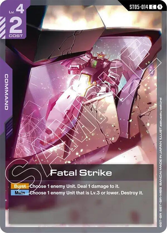 Fatal Strike - Starter Deck 07: Celestial Drive (ST07) NM