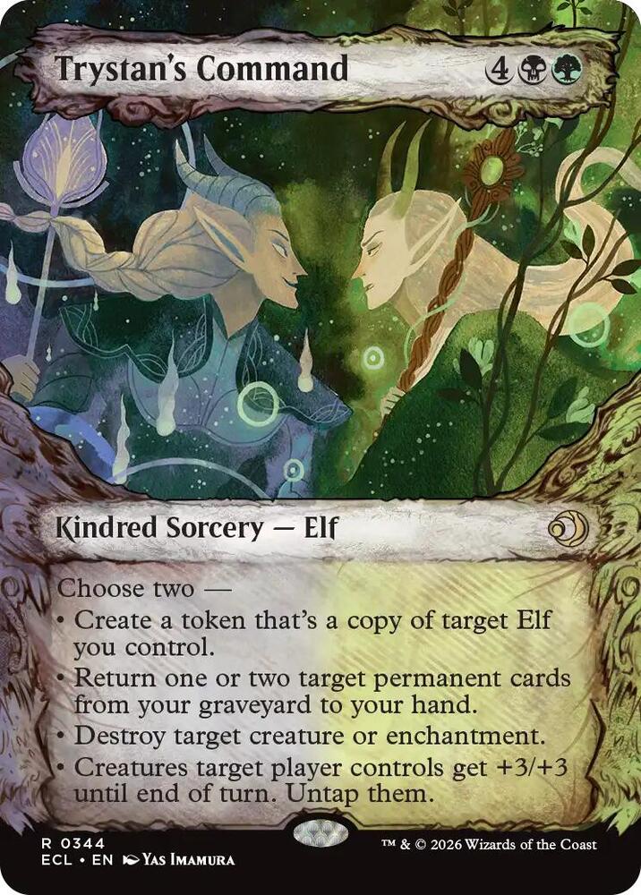 Trystan's Command (Showcase) - Lorwyn Eclipsed (ECL) NM