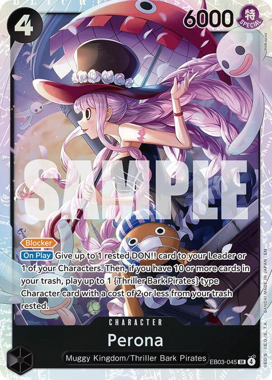 Perona (045) - Extra Booster: One Piece Heroines Edition (EB-03) NM *FOIL*