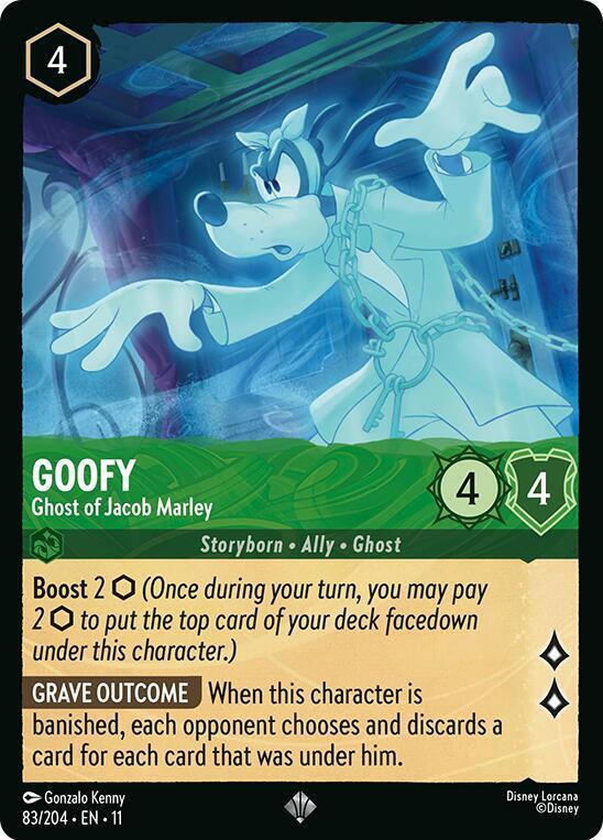 Goofy - Ghost of Jacob Marley - Winterspell (11) NM