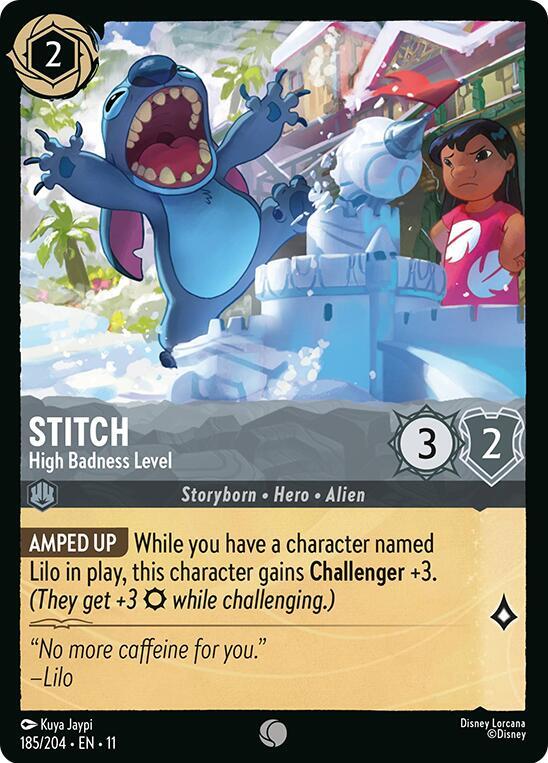 Stitch - High Badness Level - Winterspell (11) NM *FOIL*