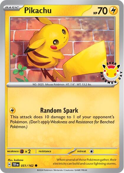 Pikachu (Pokemon Day 2026) - Miscellaneous Cards & Products (MCAP) NM *FOIL*