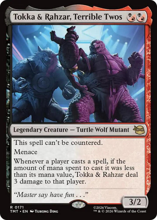 Tokka & Rahzar, Terrible Twos - Teenage Mutant Ninja Turtles (TMT) NM *FOIL* SEALED