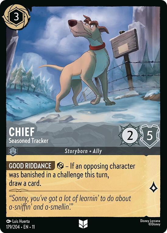 Chief - Seasoned Tracker - Winterspell (11) NM *FOIL*
