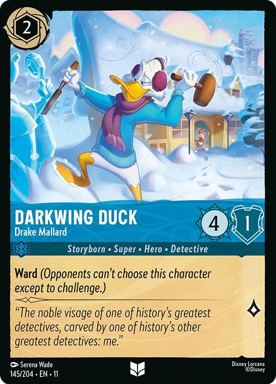 Darkwing Duck - Drake Mallard - Winterspell (11) NM *FOIL*
