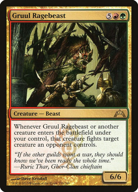 Gruul Ragebeast - Gatecrash (GTC) LP *FOIL*