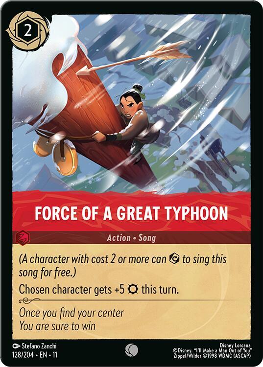 Force of a Great Typhoon - Winterspell (11) NM *FOIL*