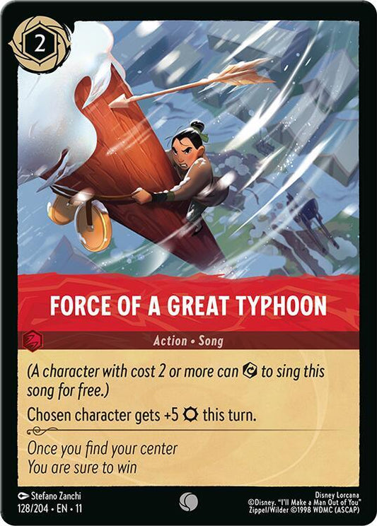 Force of a Great Typhoon - Winterspell (11) NM *FOIL*