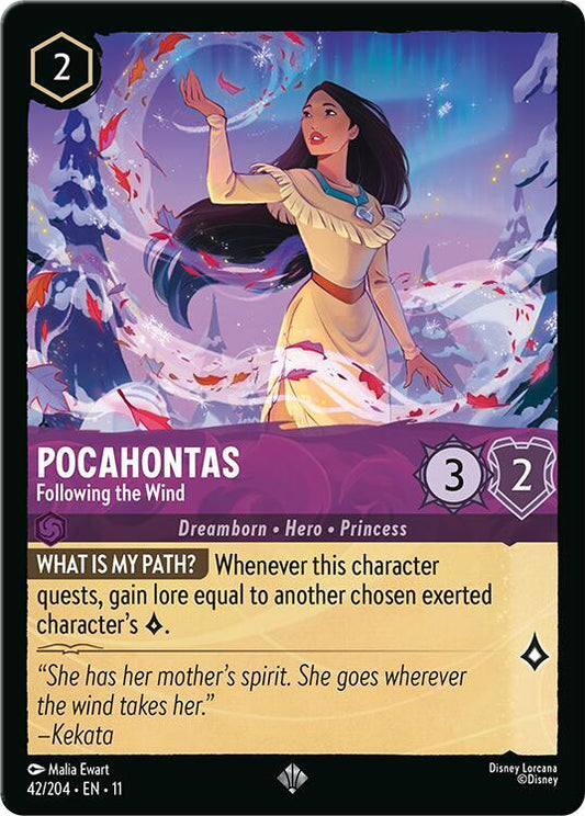 Pocahontas - Following the Wind - Winterspell (11) NM