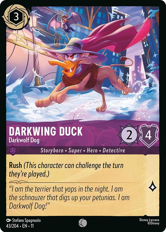 Darkwing Duck - Darkwolf Dog - Winterspell (11) NM *FOIL*