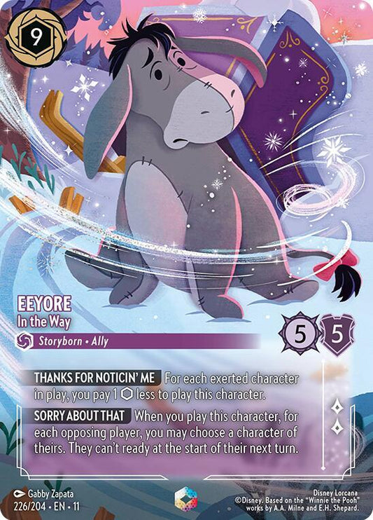 Eeyore - In the Way (Enchanted) - Winterspell (11) NM *FOIL*