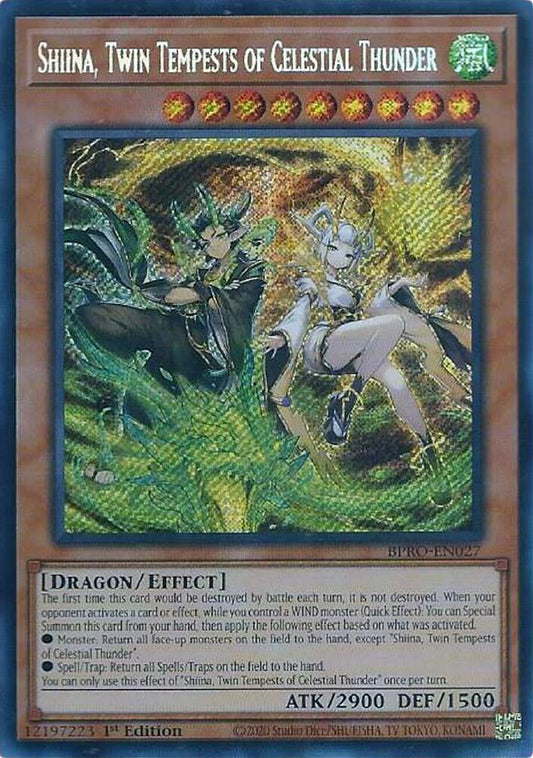 Shiina, Twin Tempests of Celestial Thunder - Burst Protocol (BPRO) NM