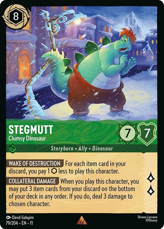 Stegmutt - Clumsy Dinosaur - Winterspell (11) NM