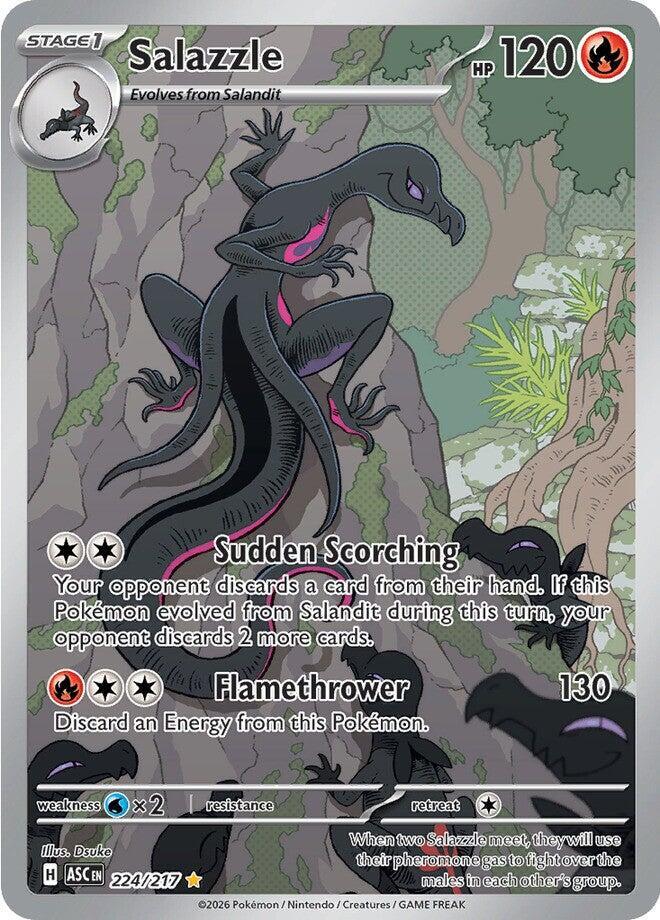 Salazzle - 224/217 - ME: Ascended Heroes (ASC) NM *FOIL*
