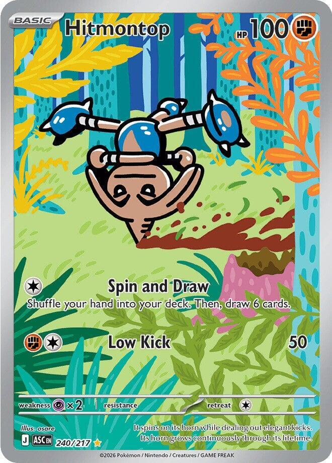 Hitmontop - 240/217 - ME: Ascended Heroes (ASC) NM *FOIL*