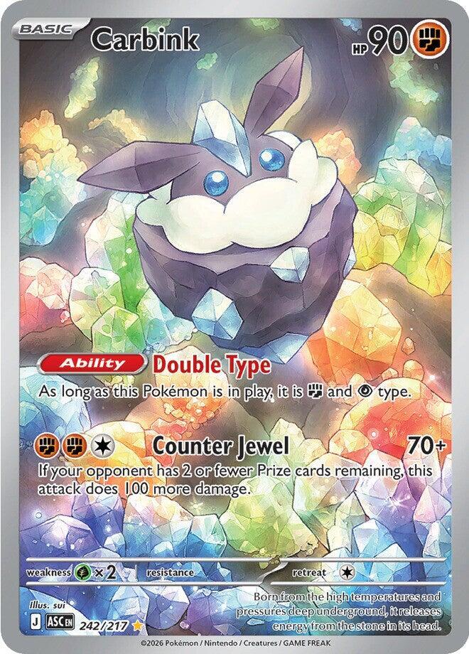 Carbink - 242/217 - ME: Ascended Heroes (ASC) NM *FOIL*