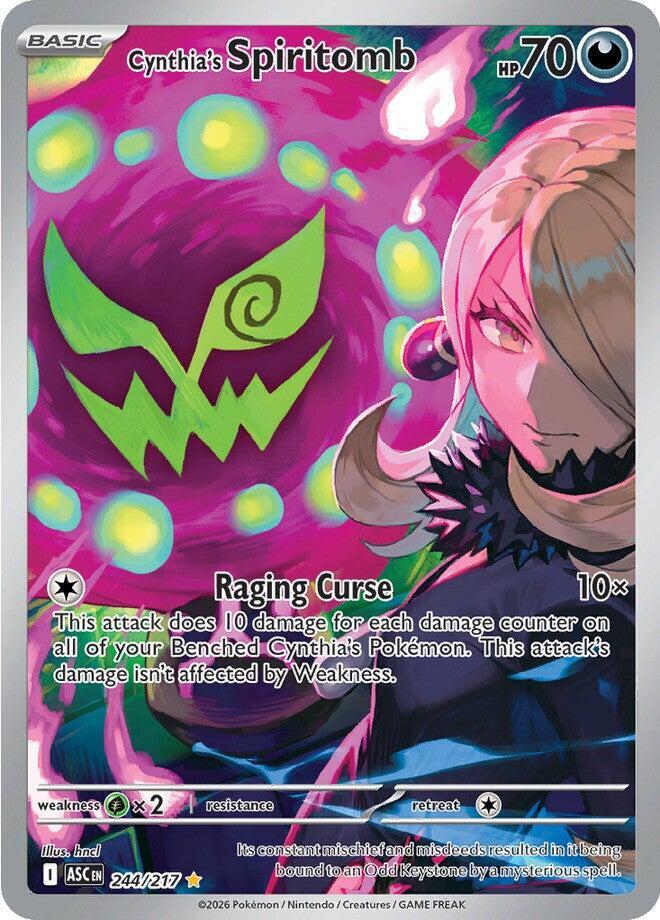 Cynthia's Spiritomb - 244/217 - ME: Ascended Heroes (ASC) NM *FOIL*