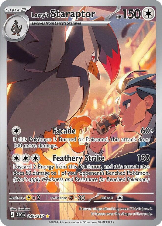 Larry's Staraptor - 249/217 - ME: Ascended Heroes (ASC) NM *FOIL*