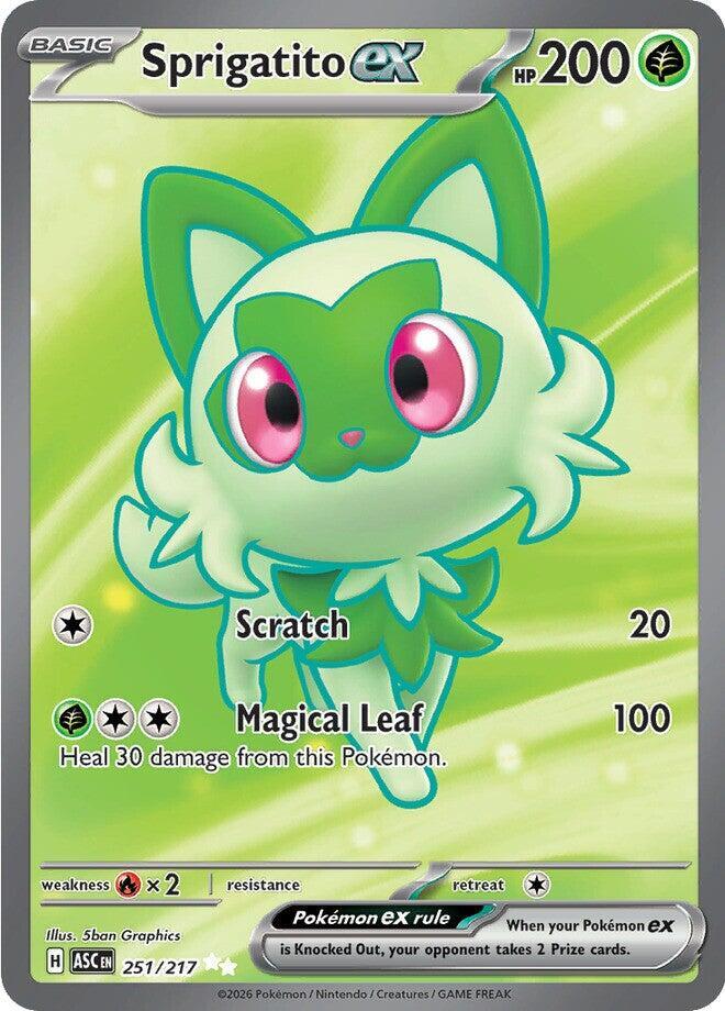 Sprigatito ex - ME: Ascended Heroes (ASC) NM *FOIL*