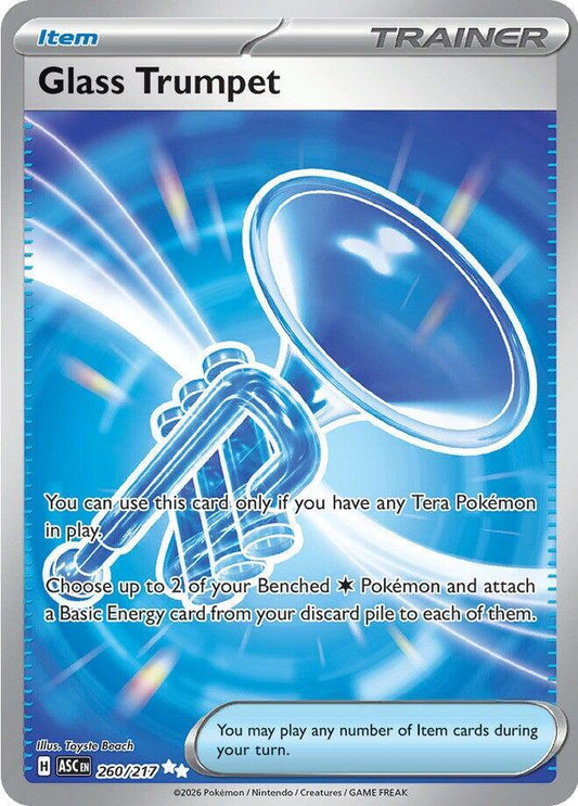 Glass Trumpet - 260/217 - ME: Ascended Heroes (ASC) NM *FOIL*