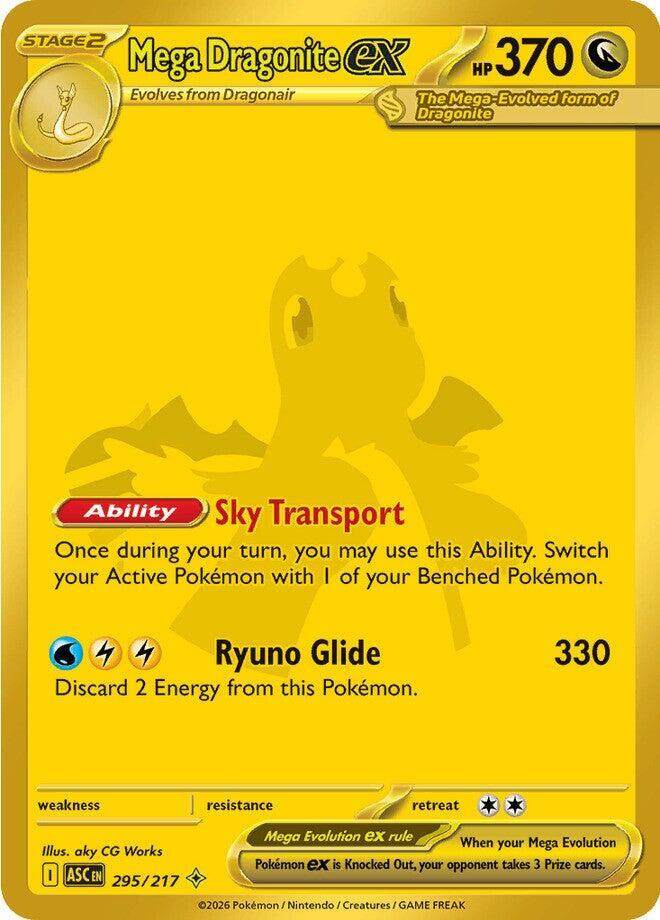 Mega Dragonite ex - 295/217 - ME: Ascended Heroes (ASC) NM *FOIL*