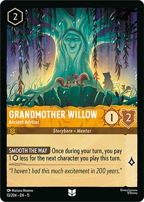 Grandmother Willow - Ancient Advisor - Winterspell (11) NM *FOIL*