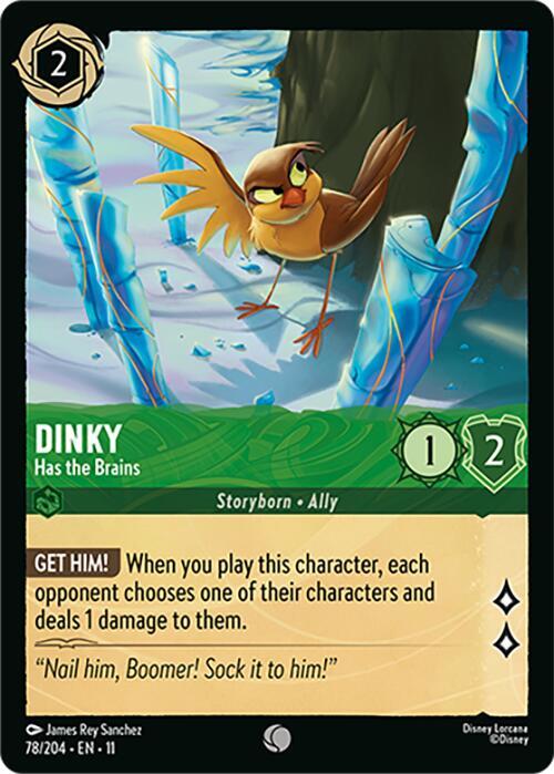Dinky - Has the Brains - Winterspell (11) NM *FOIL*