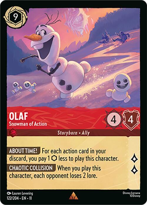 Olaf - Snowman of Action - Winterspell (11) NM