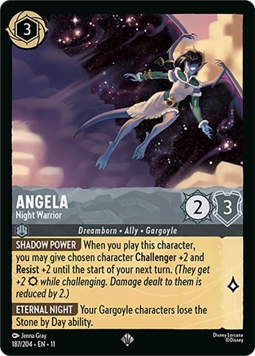 Angela - Night Warrior - Winterspell (11) NM