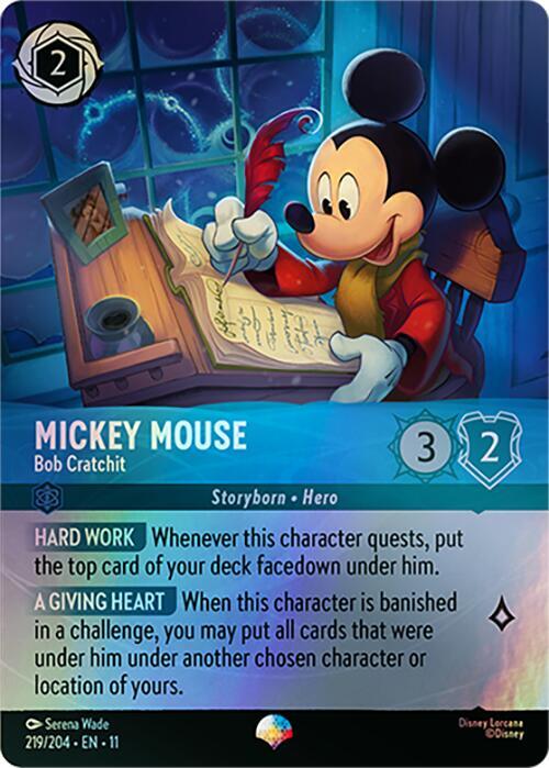 Mickey Mouse - Bob Cratchit (Epic) - Winterspell (11) NM *FOIL*