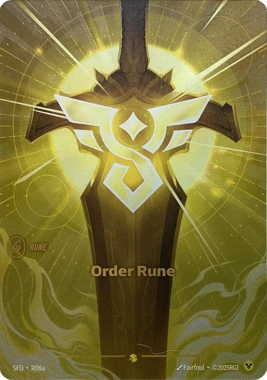 Order Rune (R06a) - Spiritforged (SFD) NM *FOIL*