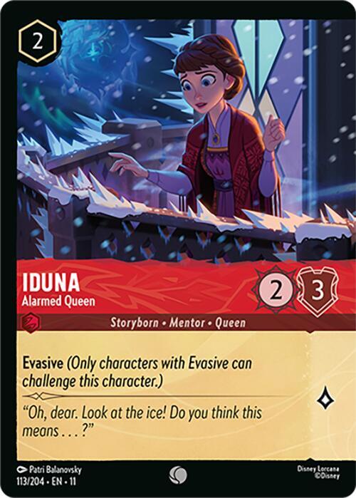 Iduna - Alarmed Queen (Foil) - Winterspell (11) NM *FOIL*