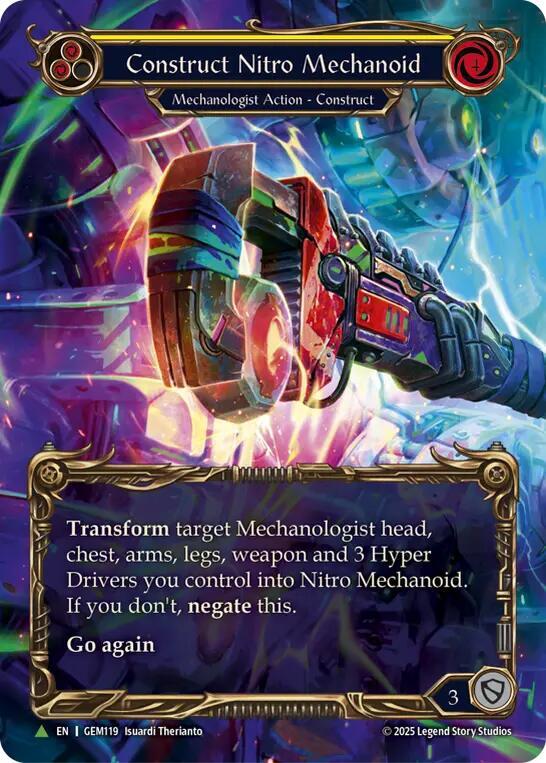 Construct Nitro Mechanoid - GEM Pack 4 (GEM) NM