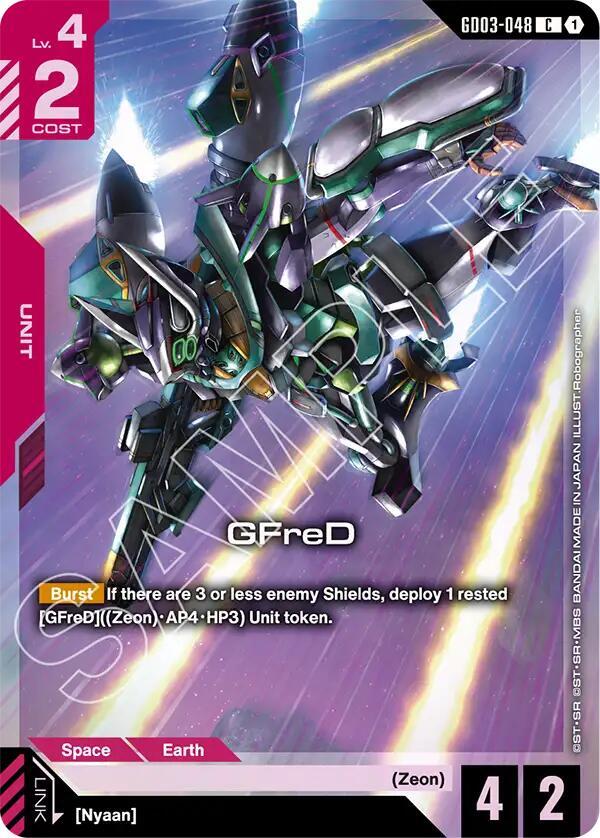 GFreD (Premium Card Collection Gundam Assemble) - Gundam Promotional Cards (GCG-PR) NM *FOIL*